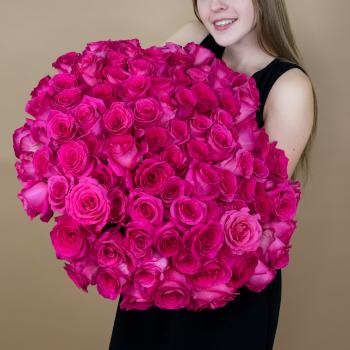 Букет из розовых роз 75 шт. (40 см) артикул букета  85162