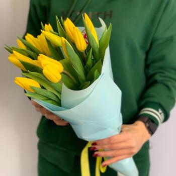 Тюльпаны жёлтые 15 шт Артикул: 133510